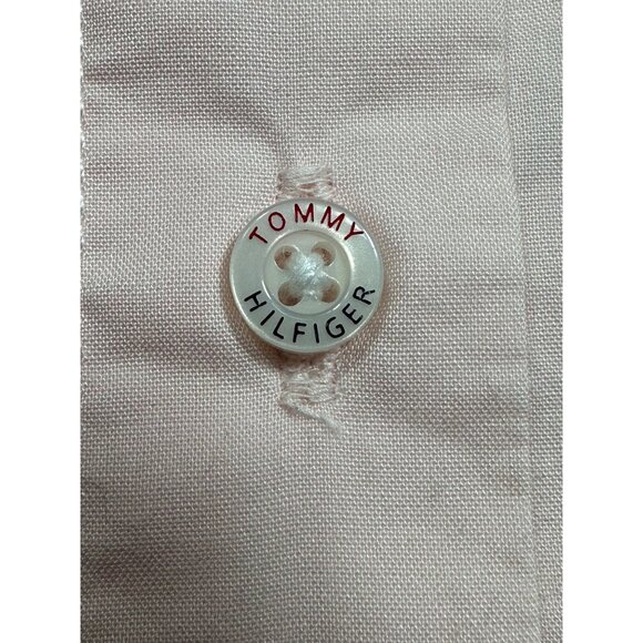 Tommy Hilfiger Button Up Shirt Ballerina Pink Women’s Large NWOT - Picture 5 of 10